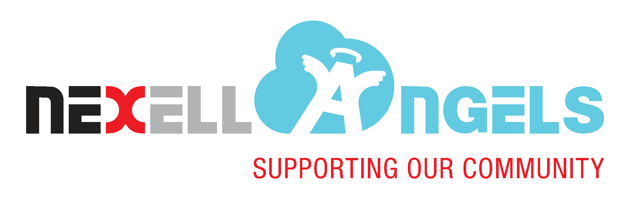 Nexell Angels logo Tagline RGB