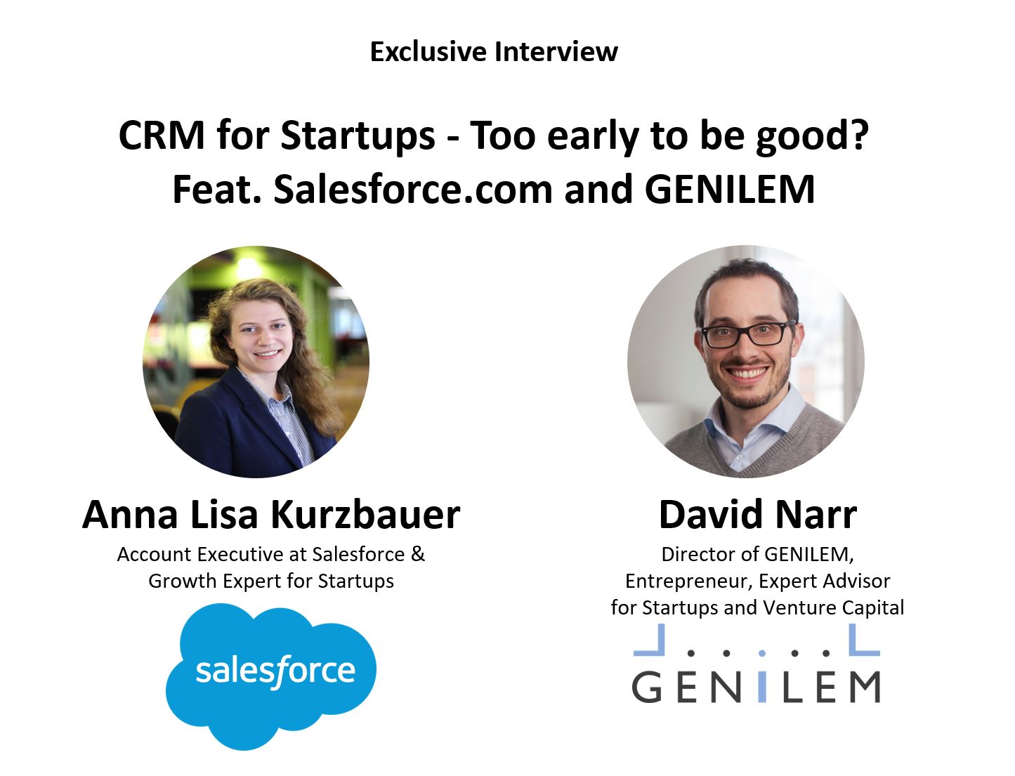 1 Exclusive Interwiew photo of Anna Lisa David Narr job titles incl logos